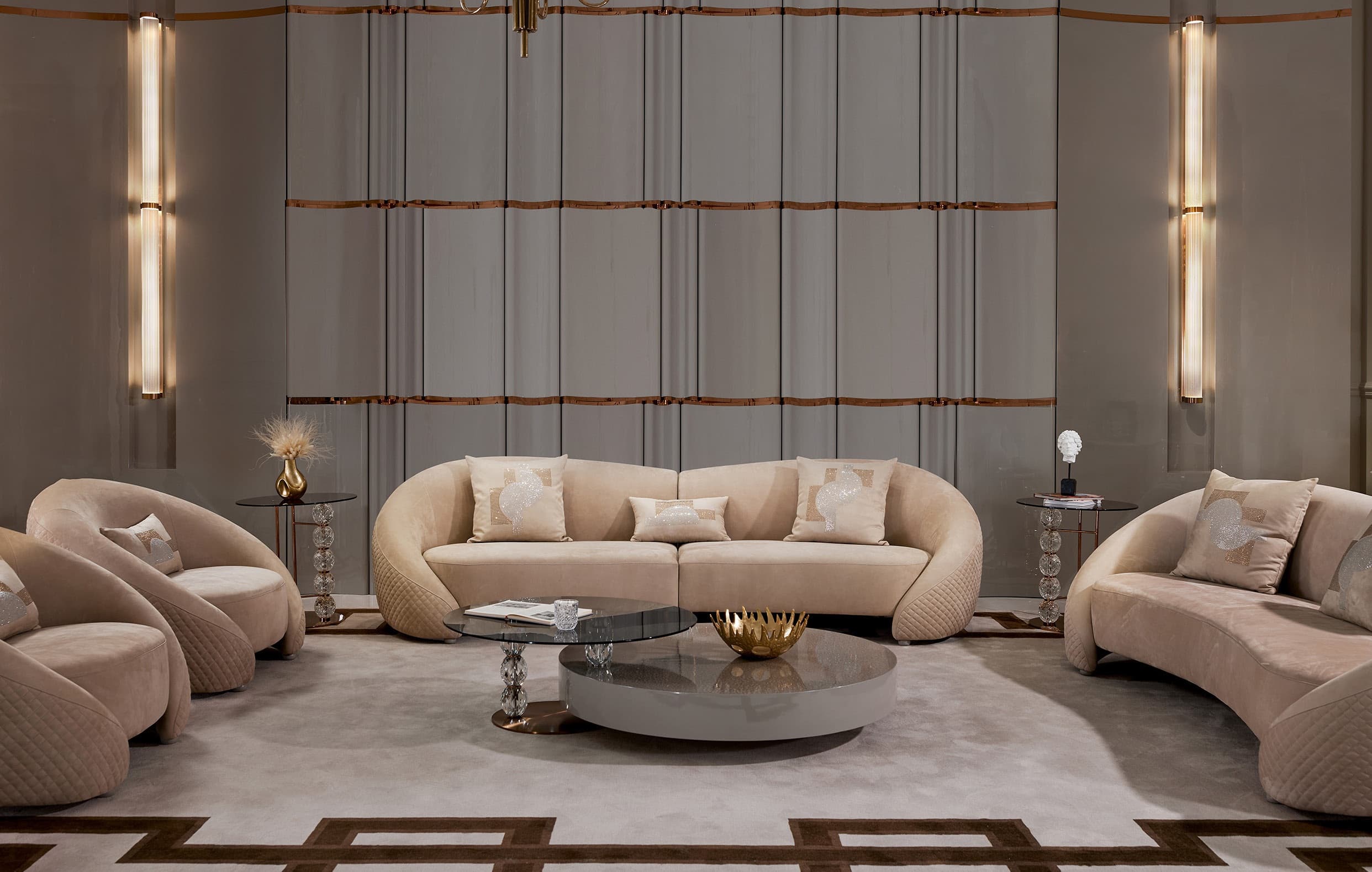 FASSA Philosophy — Homepage hero — bright sculptural living room